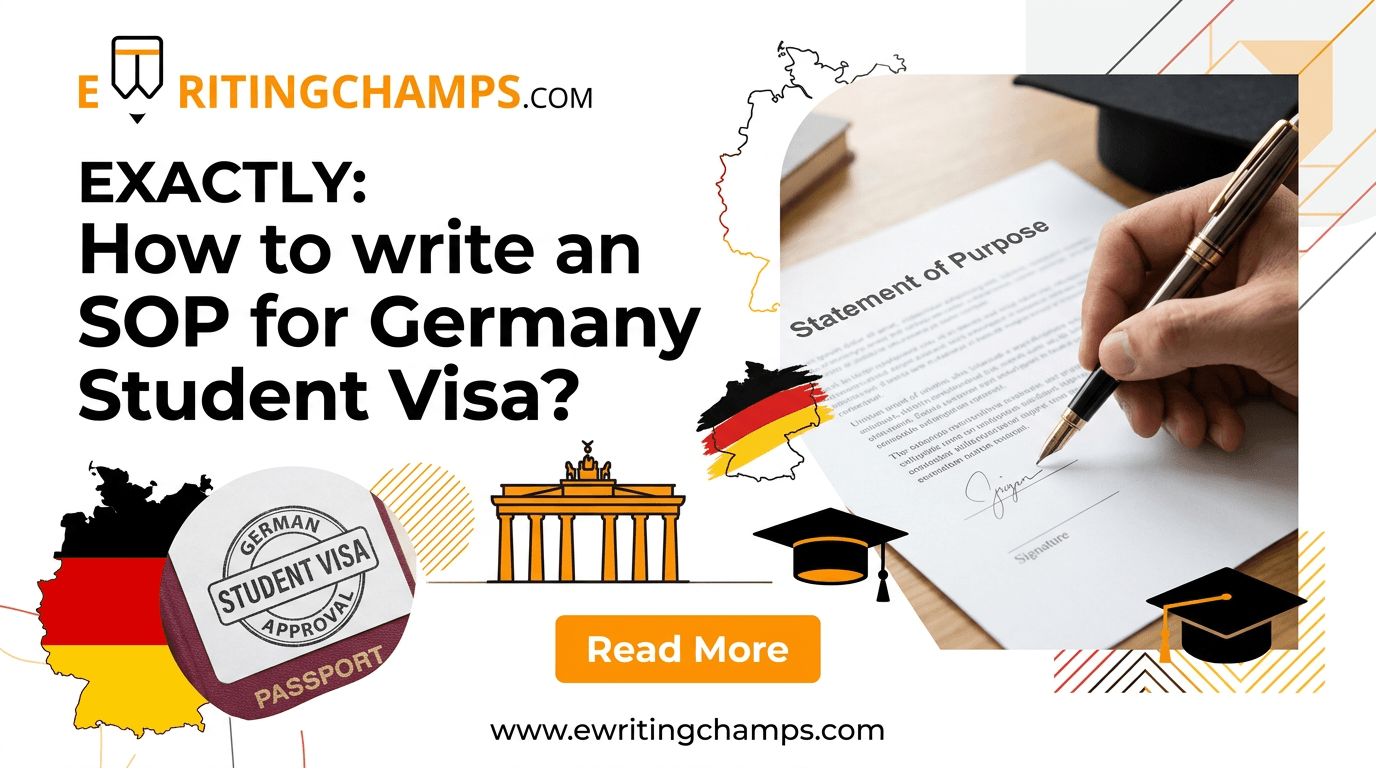 How to write an SOP for Germany Student Visa?
