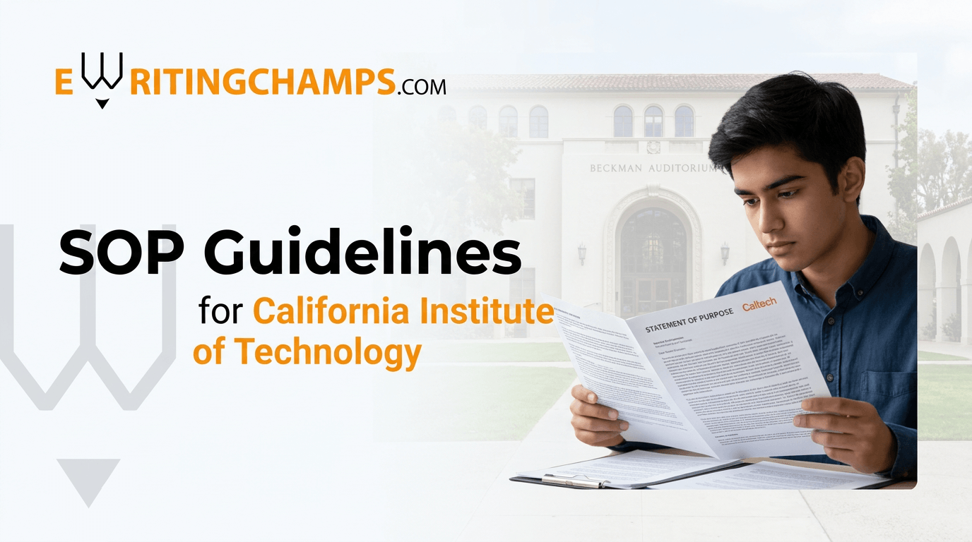 SOP Guidelines for California Institute of Technology