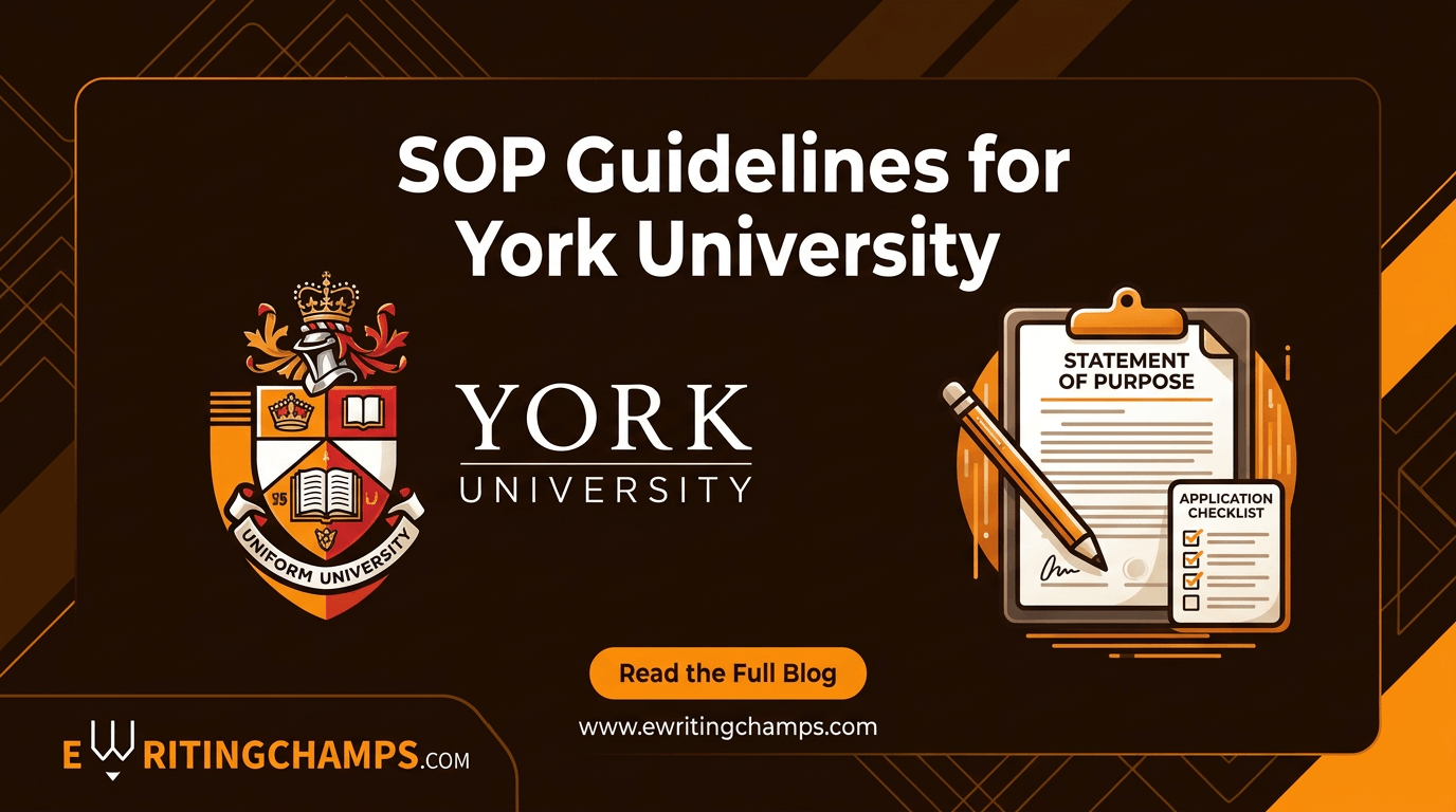 SOP Guidelines for York University