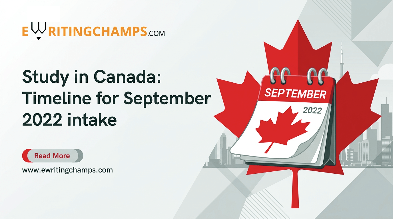 Study in Canada: Timeline for September 2022 intake